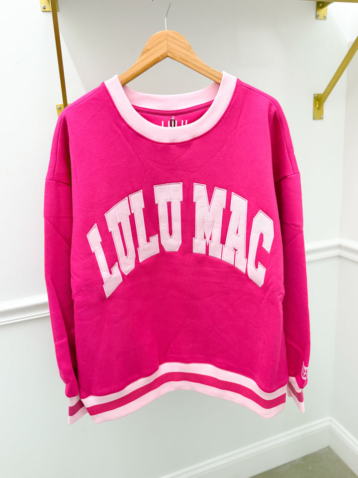 LuLu Mac Social Society Crew Neck Sweatshirt