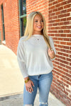Ivory Off The Shoulder Dolman Tunic