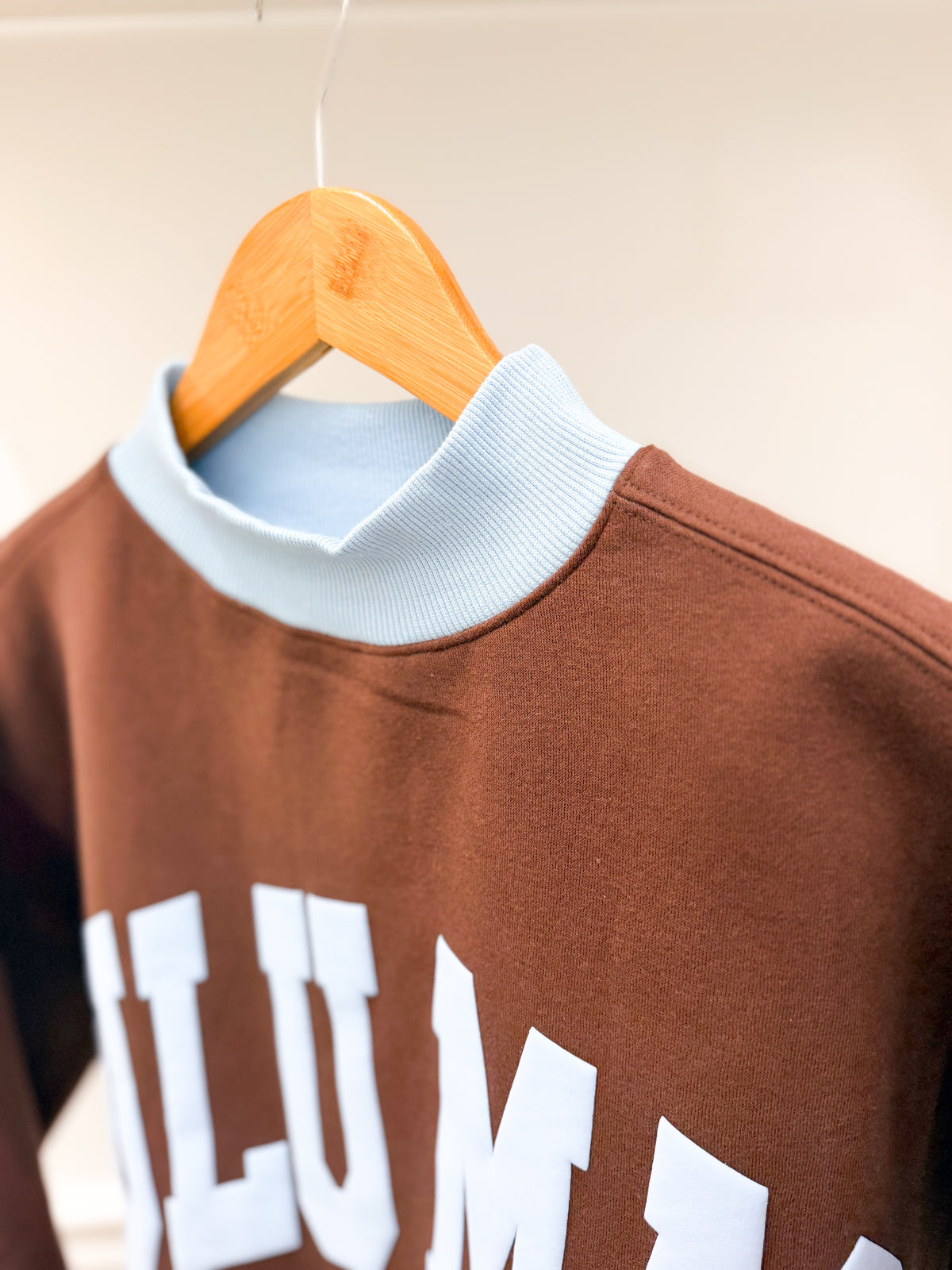 LuLu Mac Puff Mock Neck Sweatshirt
