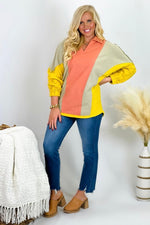 Sunrise Combo Loose Fit Sweatshirt