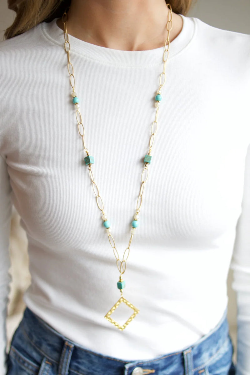 Better Half Turquoise Necklace