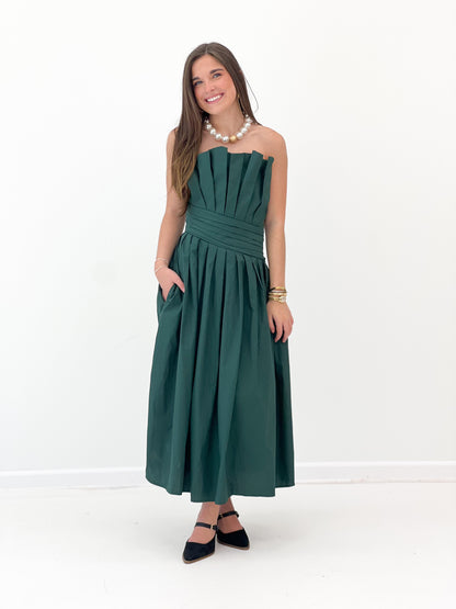 Entro Strapless Detailed Dress