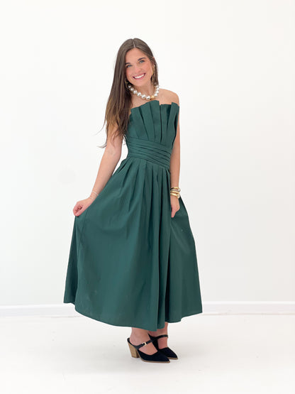 Entro Strapless Detailed Dress