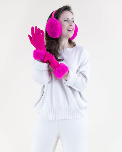 Original USA Faux Fur Ear Muffs