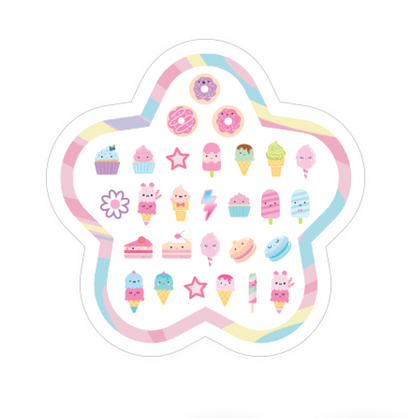 Hot Focus Sweet Creations Sweets Nail Art Kit