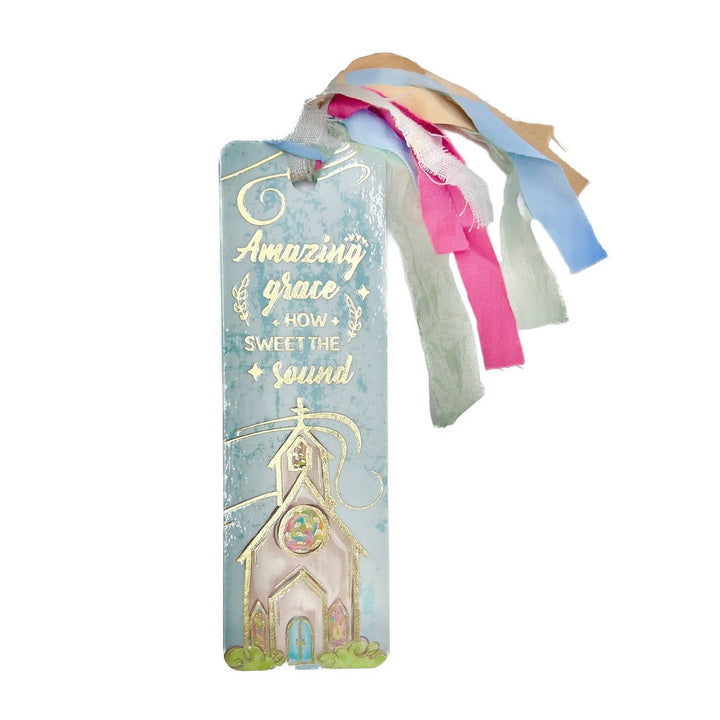 Amazing Grace Bible bookmark with a hanging tassel