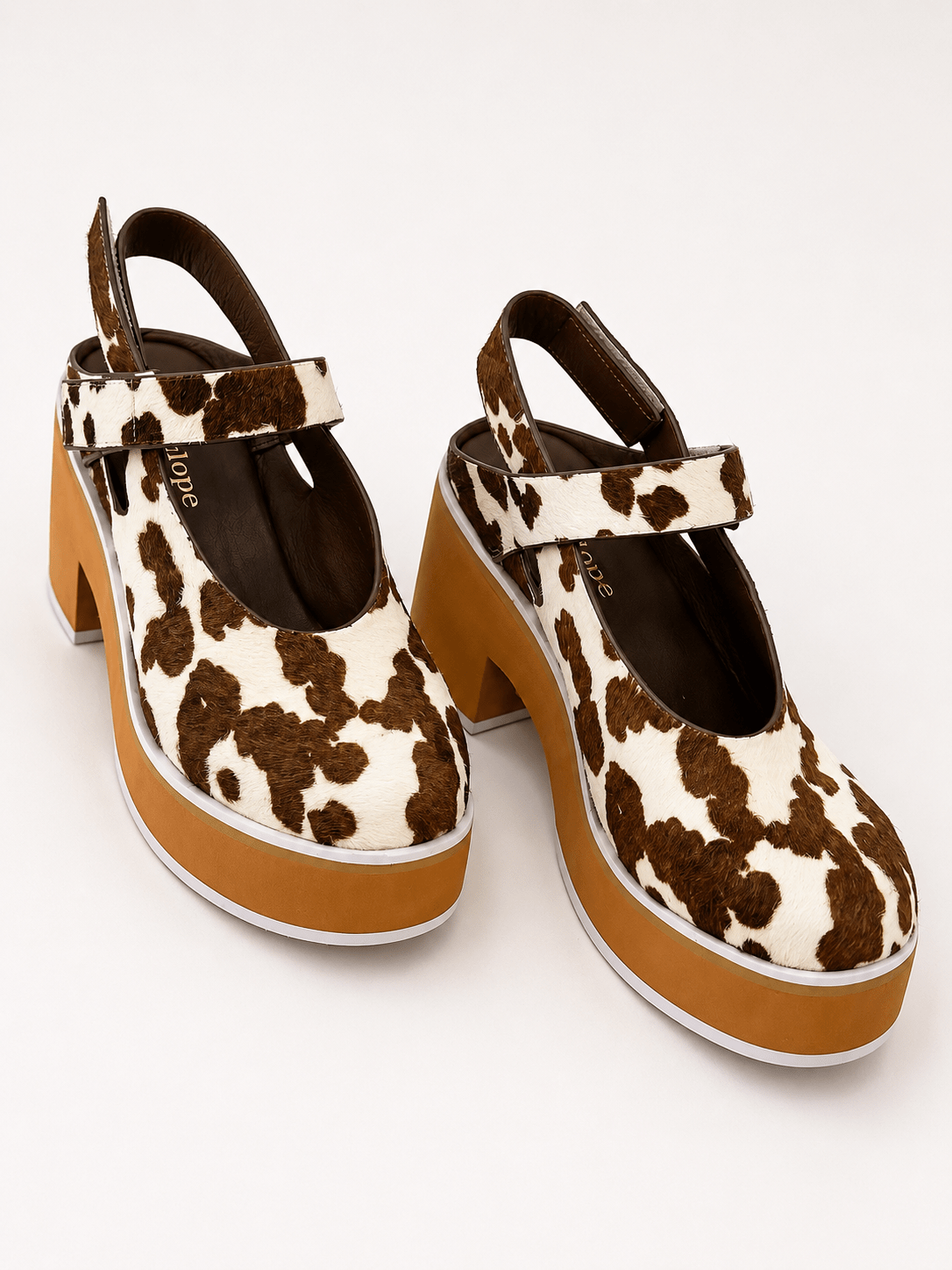 Antelope Ingrid Leather Strap Platform Clog - Lavish Boutique10-SHOES