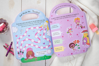 Broadstreet My Pretty Pink ABC of God Loves Me Activity Book book cover 2