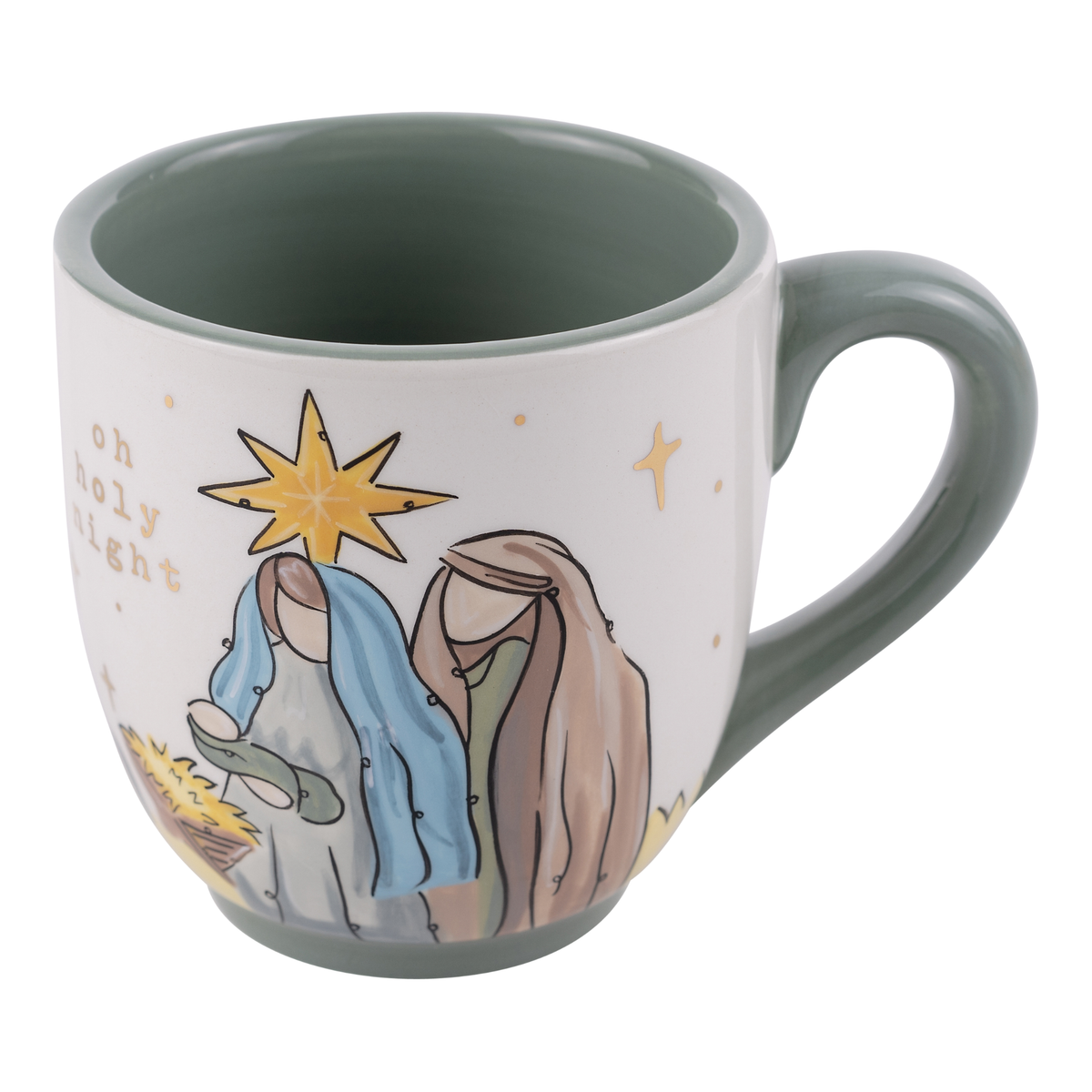 Glory Haus Neutral Oh Holy Night Animals Mug - Lavish Boutique