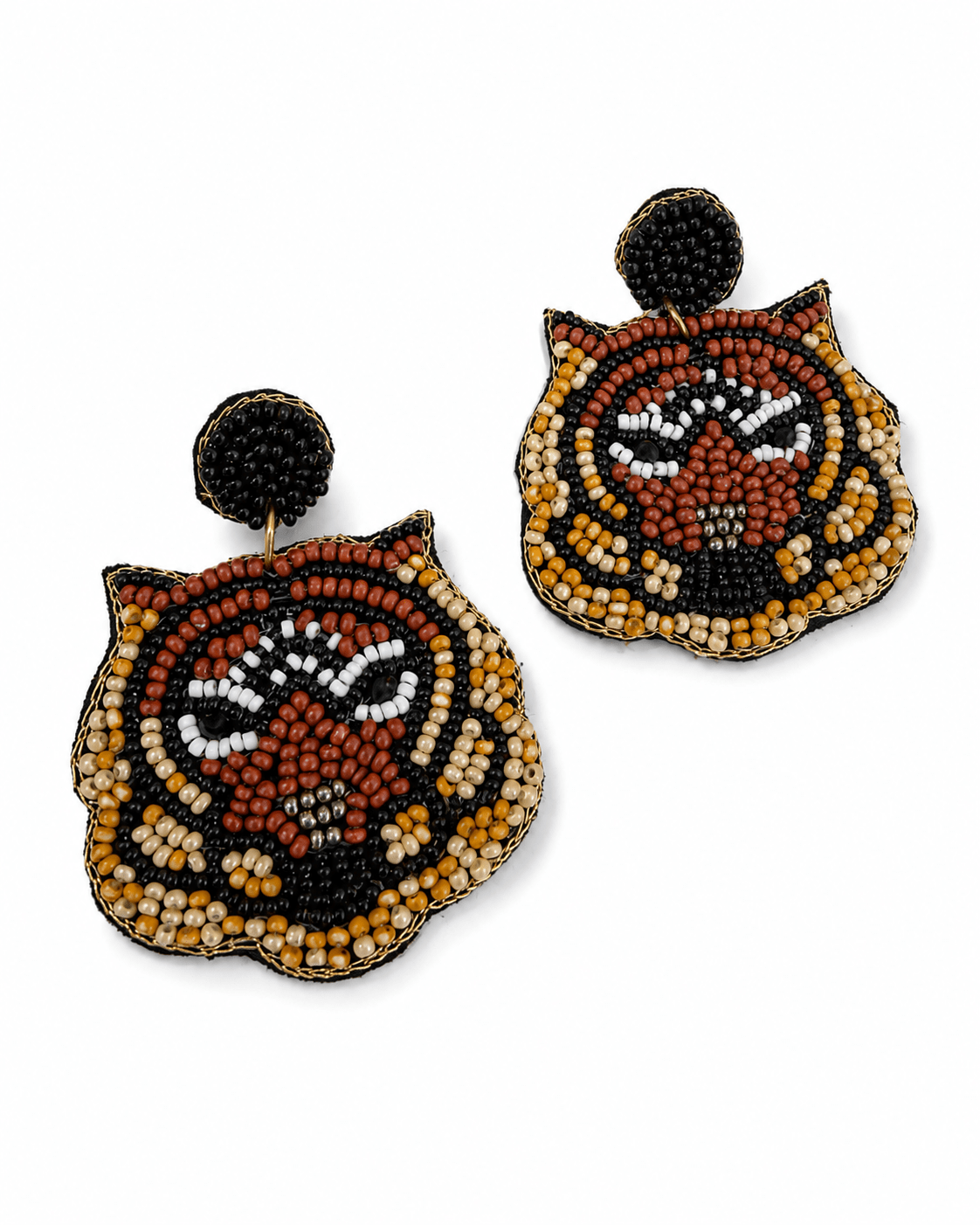 Bead Tiger Earring - Lavish Boutique09-JEWELRY
