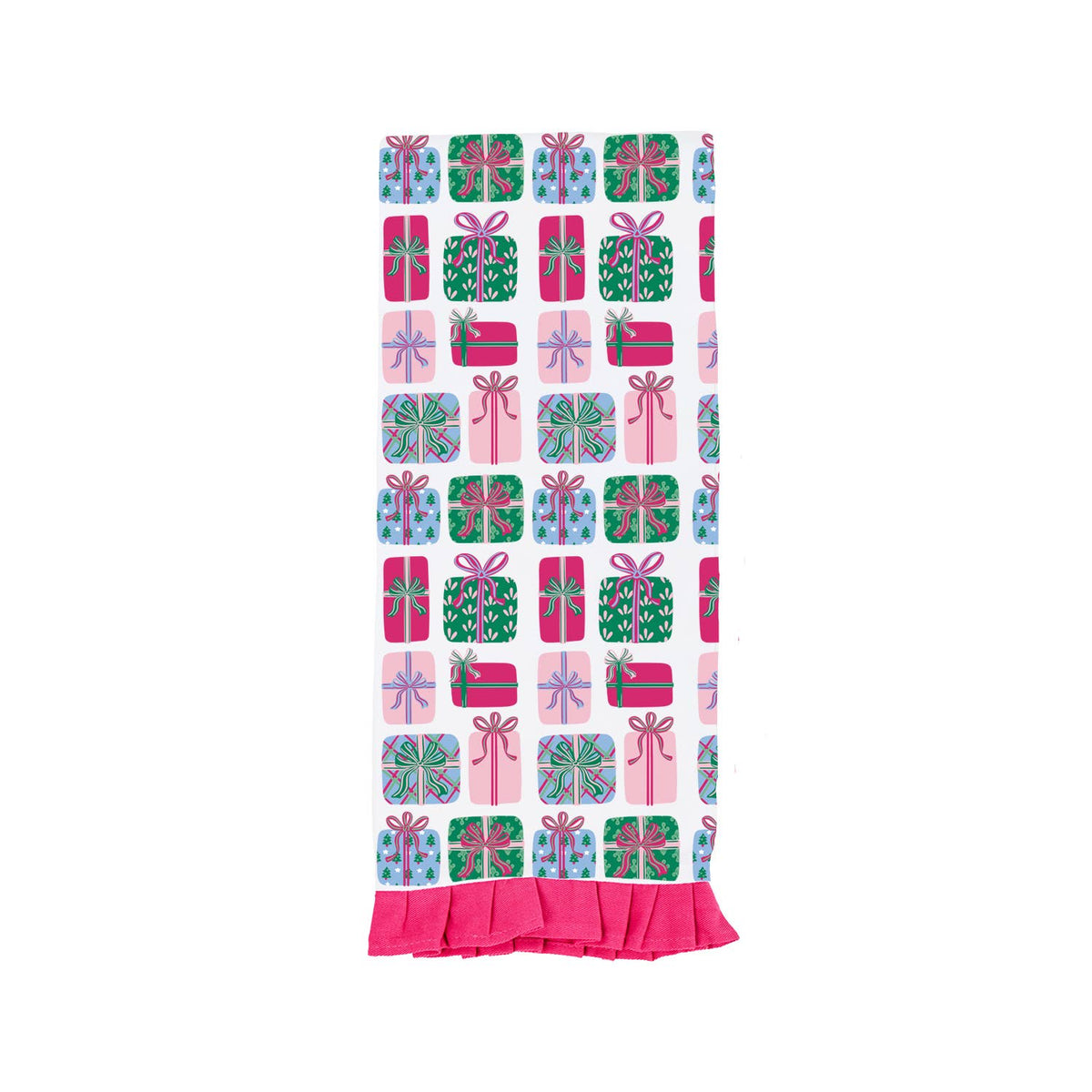 Mary Square Wrapped In Cheer Tea Towel