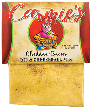 Dry seasoning dip mix packet from Carmie's Kitchen
