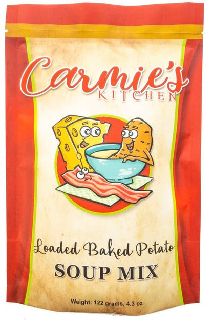 Packaged soup starter mix from Carmie's Kitchen