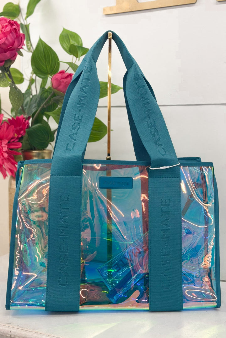 Case-Mate Emerald Blue Soap Bubble Jelly Tote Bag - Lavish BoutiqueAccessories