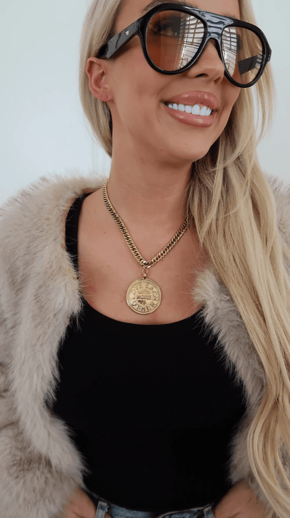 Fine gold chain necklace