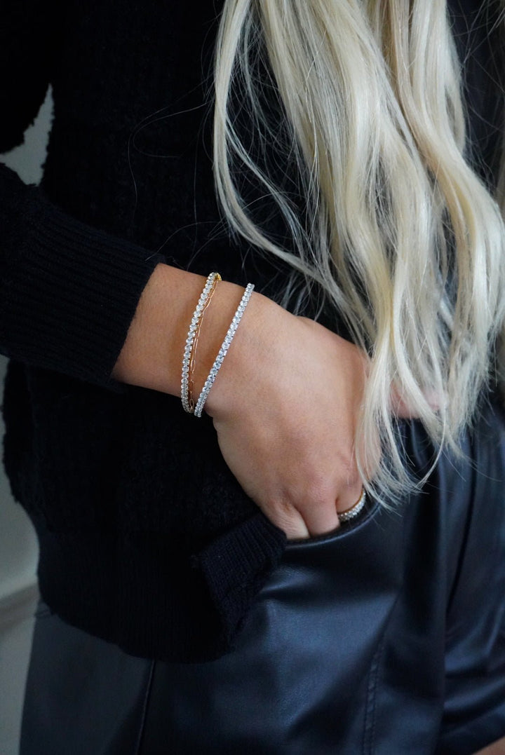 Chan Sutt Stretchy Tennis Bracelet - Lavish Boutique