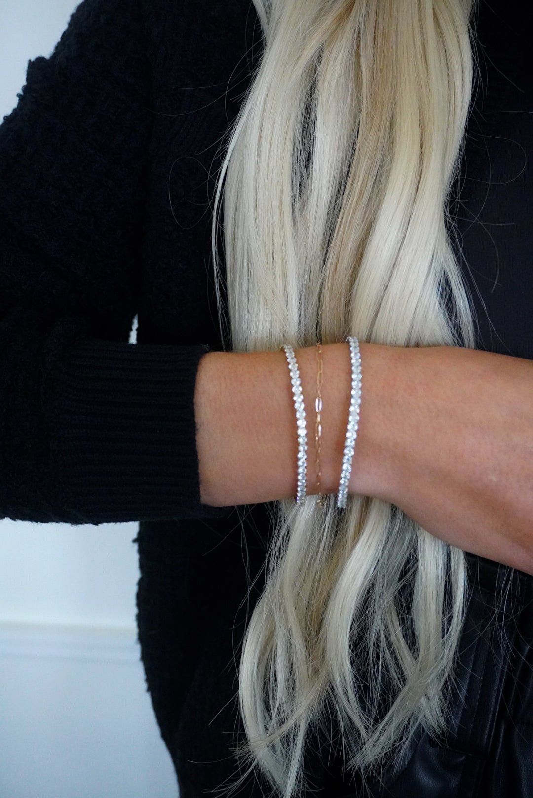Chan Sutt Stretchy Tennis Bracelet - Lavish Boutique