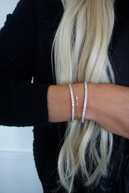 Chan Sutt Stretchy Tennis Bracelet - Lavish Boutique