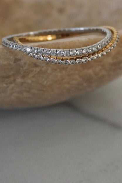 Chan Sutt Stretchy Tennis Bracelet - Lavish Boutique