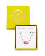 Kendra Scott Elisa Pendant Neck Boxed Gold Azalea Illusion