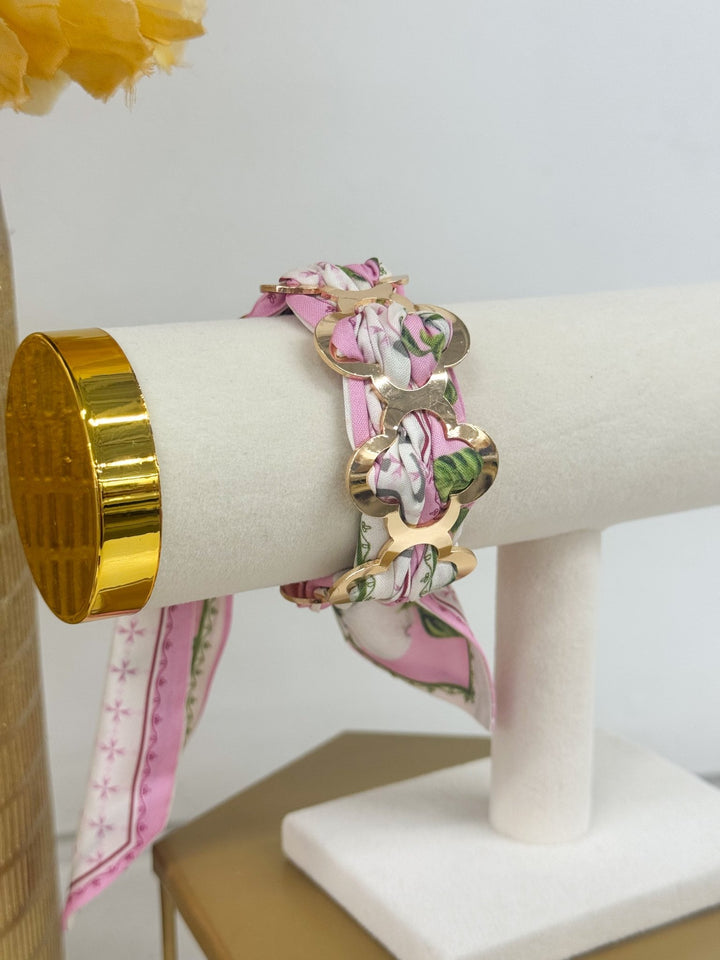 Clover Scarf Bracelet - Lavish Boutique09-JEWELRY