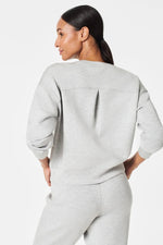 Spanx Light Grey Air Essential Crew Neck