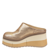 NAKED FEET - COACH in GOLD Platform Clogs