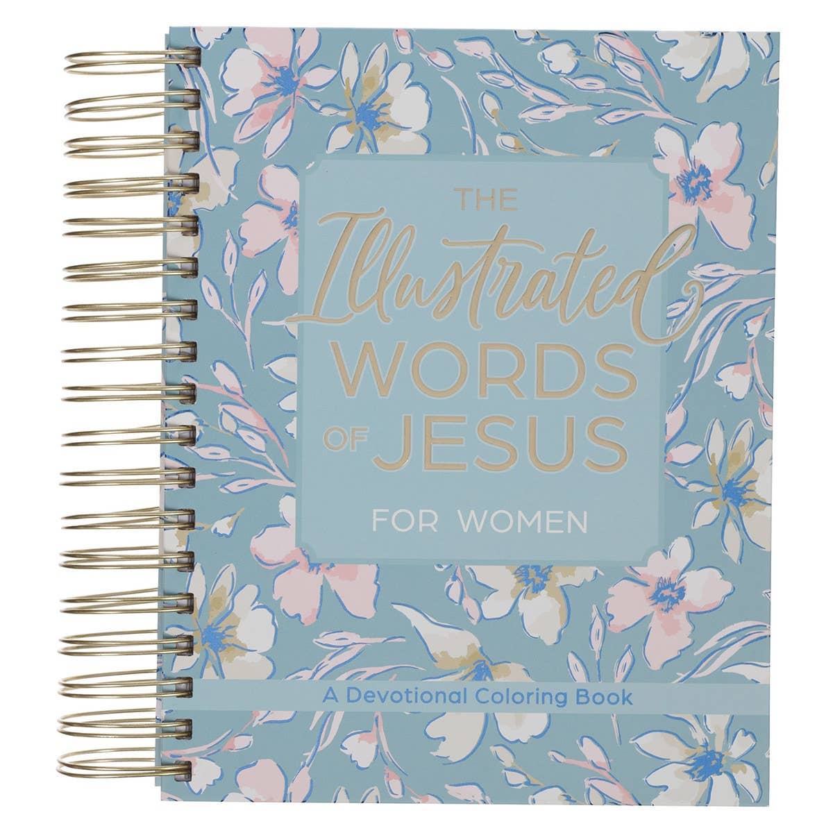 Coloring devotional of illustrated words of Jesus for women