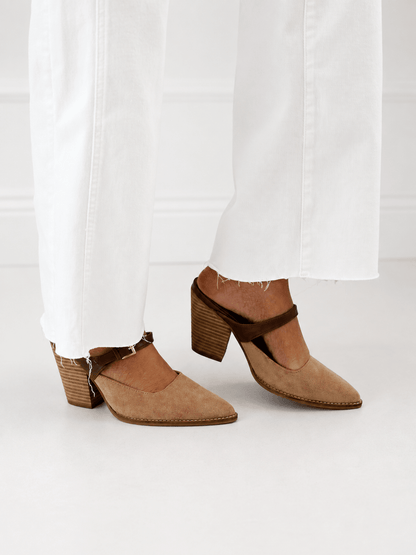 Corky’s Sober Up Wedge in Tobacco Suede - Lavish Boutique10-SHOES