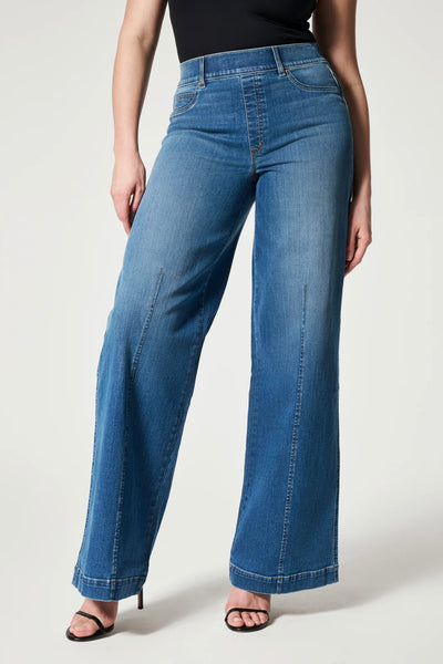 Spanx Flare Jeans Vintage Indigo, Purple door Boutique