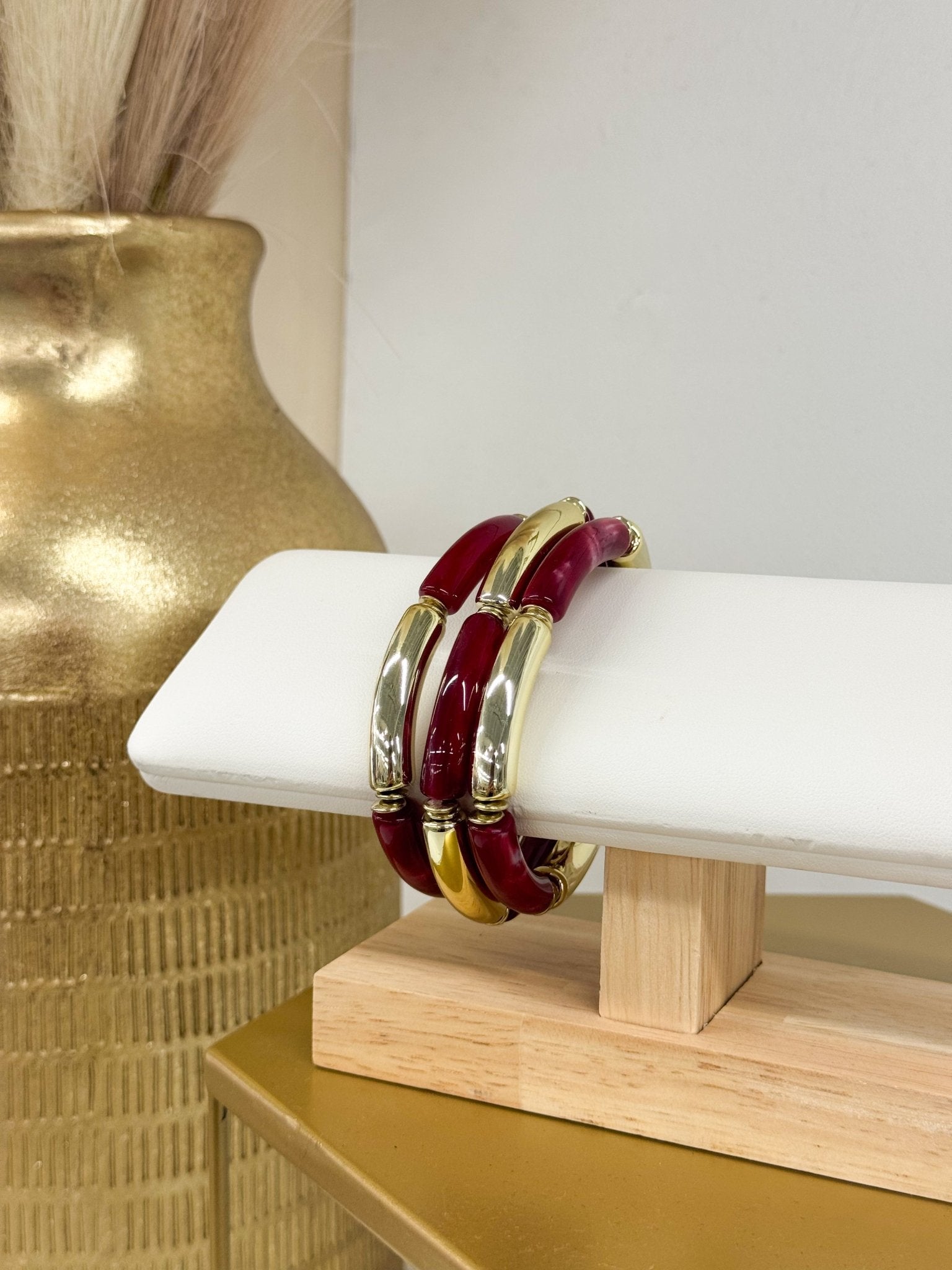D2 Live a Little Skinny Stretch Bracelet - Lavish Boutique09-JEWELRY