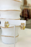 Claire Diamond Huggie Hoops