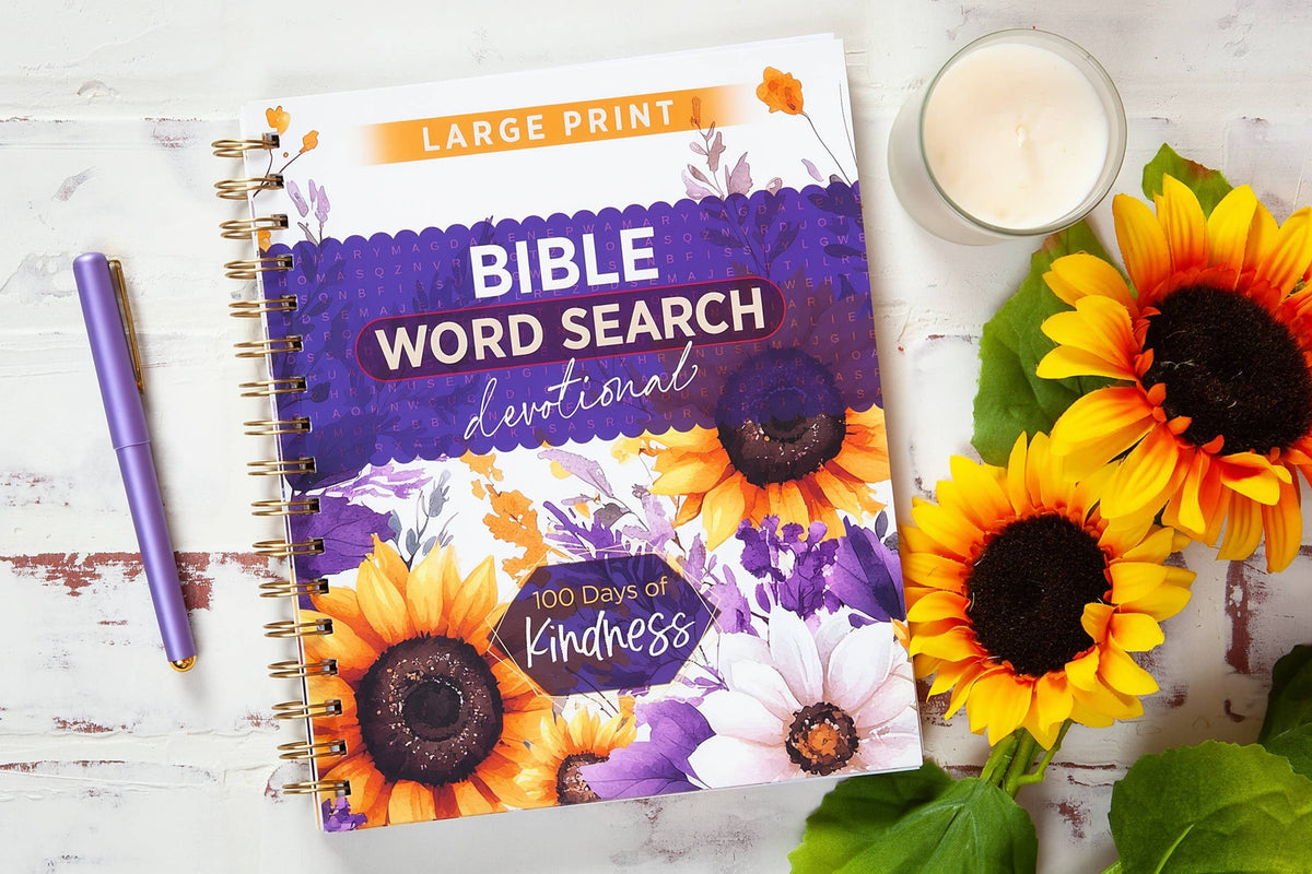 Broadstreet 100 Days of Kindness Word Search Devotional cover