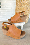 Division Tan Ankle Wedge
