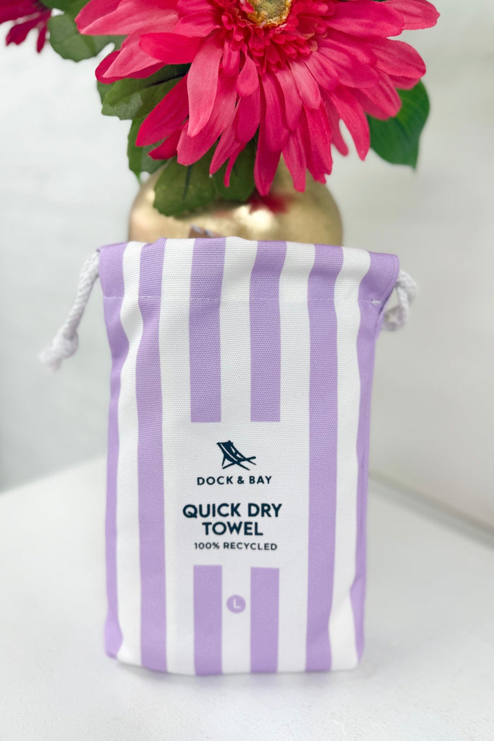 Dock & Bay Lombock Lilac Towel Large - Lavish Boutique Accessories