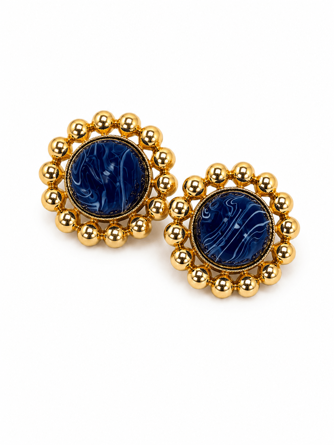 Rounded dome stone studs with a smooth finish