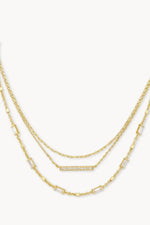 Kendra Scott Addison Multi Strand Necklace gld