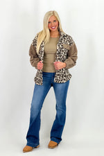 Leopard Front Pocket Shacket