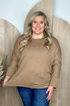 Mocha Dolman Sleeve Top