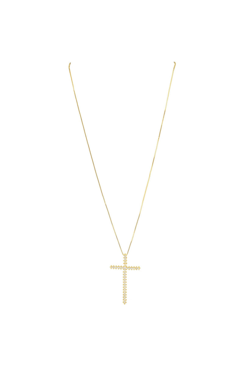 Incanto Maxi Cross Necklace Gold