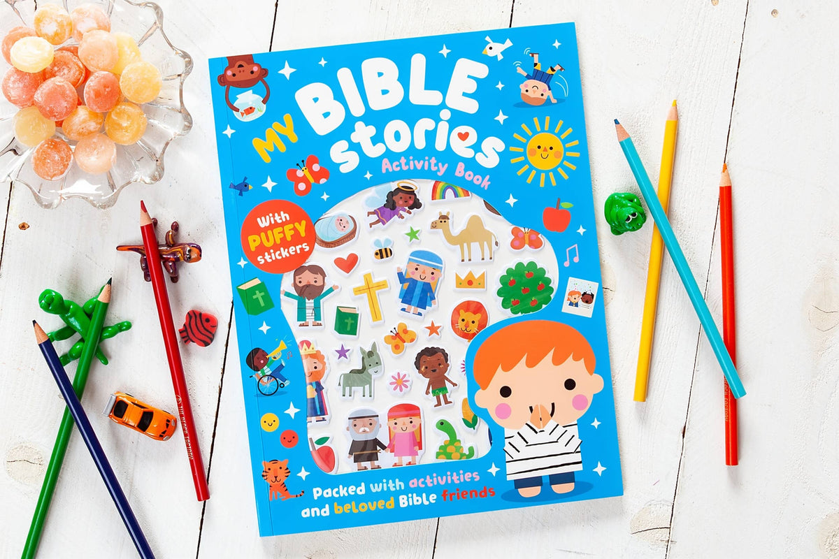 Broadstreet My Bible Stories Sticker Activity Book book cover 1