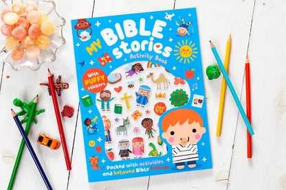 Broadstreet My Bible Stories Sticker Activity Book book cover 1