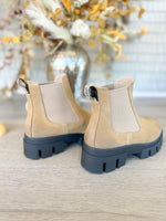 Bussola Cleo Camel Suede Chelsea Boot