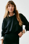 Spanx Very Black Air Essential Crew Neck