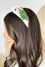 Christmas Tree Multi Beaded Headband