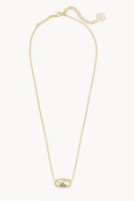 Kendra Scott Elisa Necklace Gold Dichroic Glass