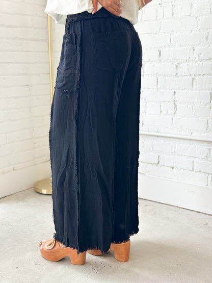 Gigio Relaxed Fit Linen Pant - Lavish Boutique02-BOTTOMS