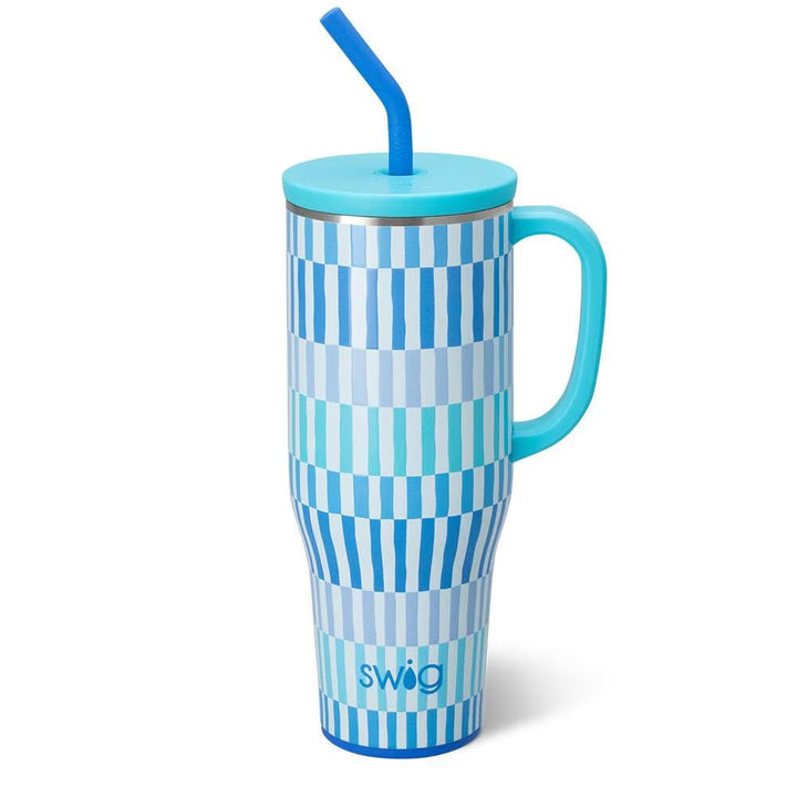 Glacier Stripe Mega Mug Swig 40oz - Lavish Boutique Accessories