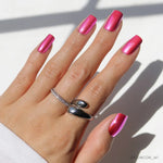 Medium Square-Pink Alloy