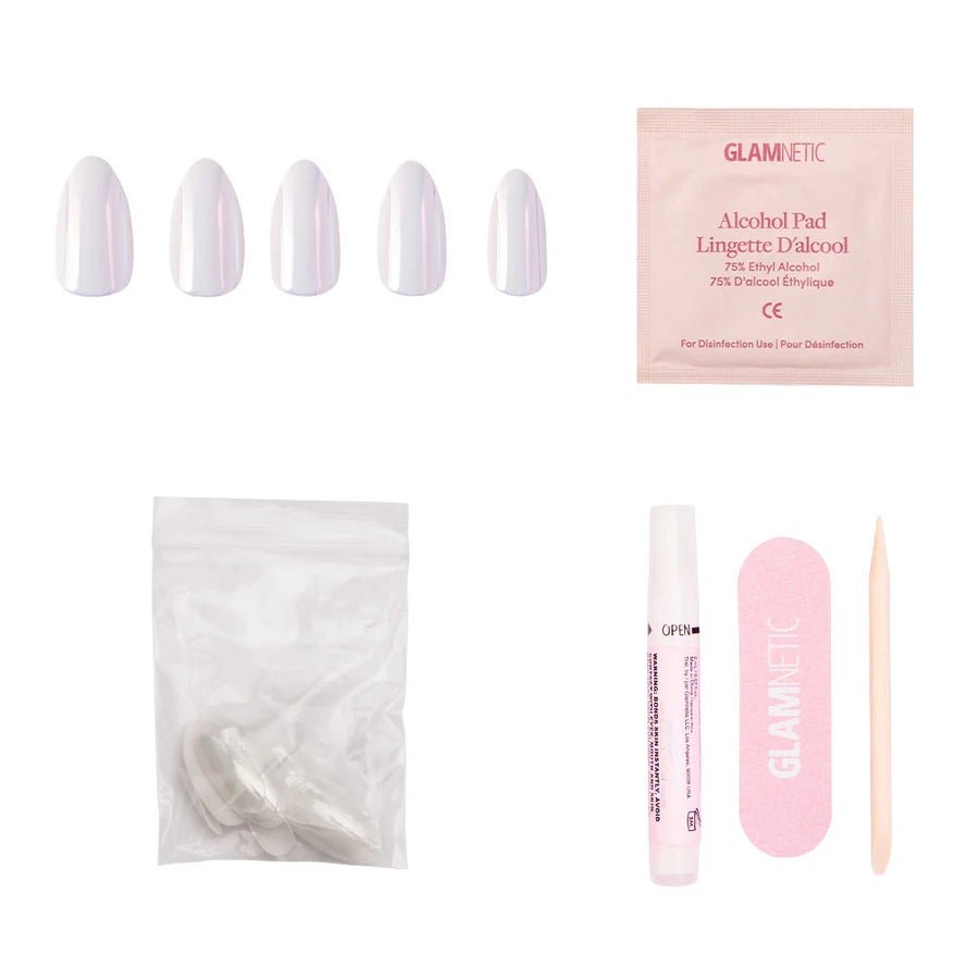Glamnetic press-on nail set for a quick manicure
